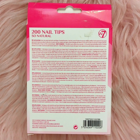 Brand New W7 False Nail Tips-L - Picture 2 of 3